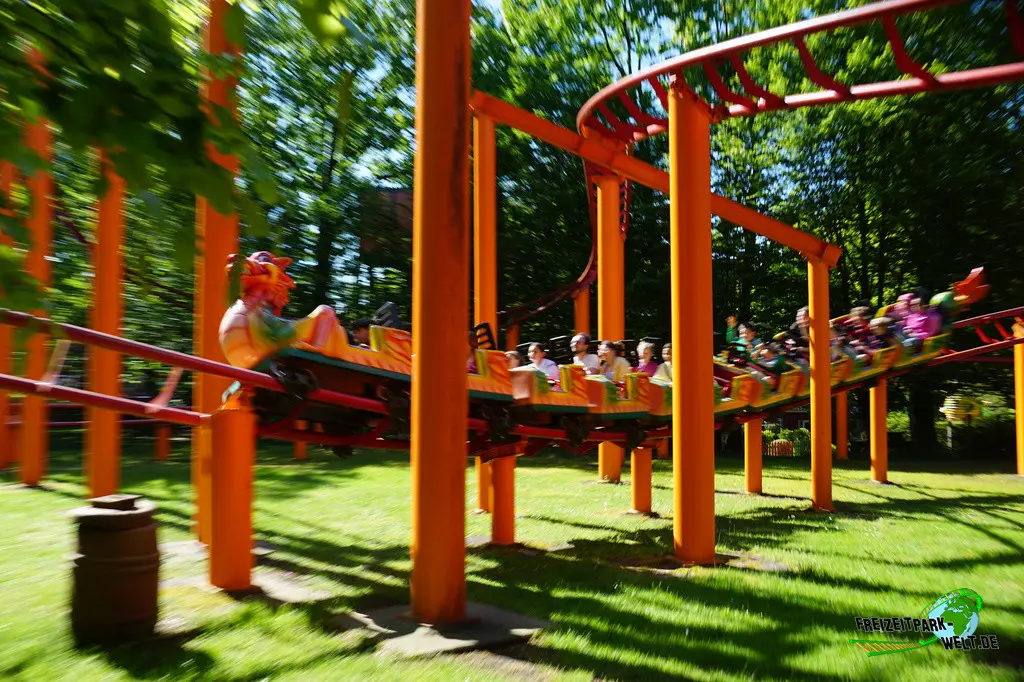 Drachenachterbahn im Tier- und Freizeitpark Thüle - 2024