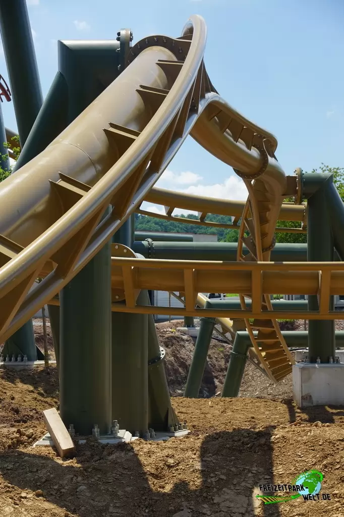 Hals-über-Kopf im Erlebnispark Tripsdrill - 2020: Letzter Überschlag mit Backbone-Geknäuel