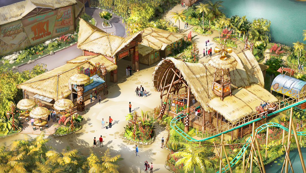 Tiki-Waka im Walibi Belgium - 2017: Sehr exotisch wird es ab 2018 in Walibi Belgium zugehen