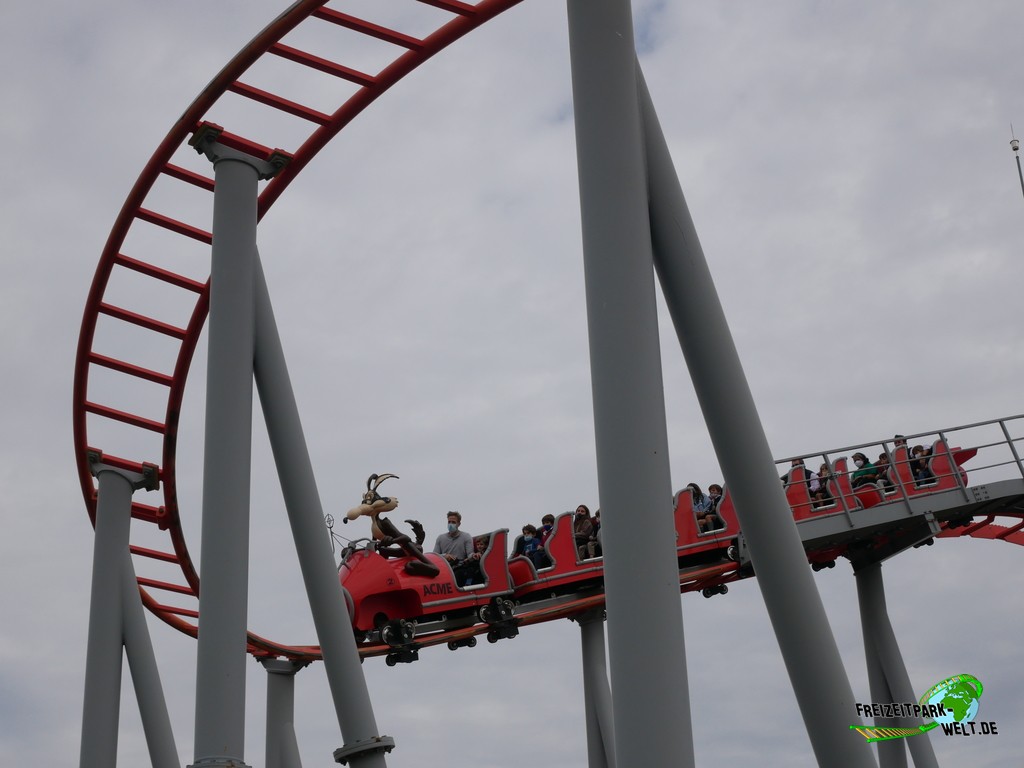 Correcaminos Bip, Bip im Parque Warner Madrid - 2021