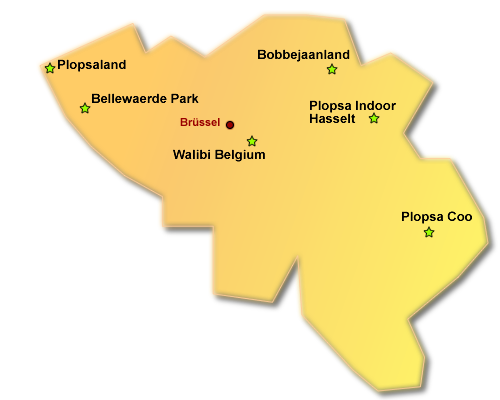 Freizeitparks in Belgien