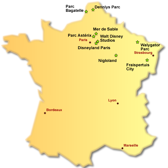 Freizeitparks in Frankreich