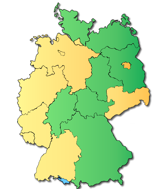 Hallenspielplätze in Deutschland nach Bundesländern