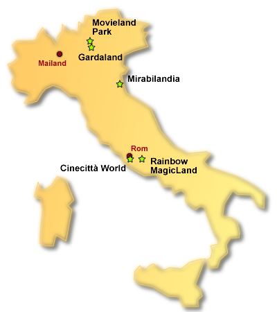 Freizeitparks in Italien