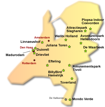 Freizeitparks in den Niederlanden