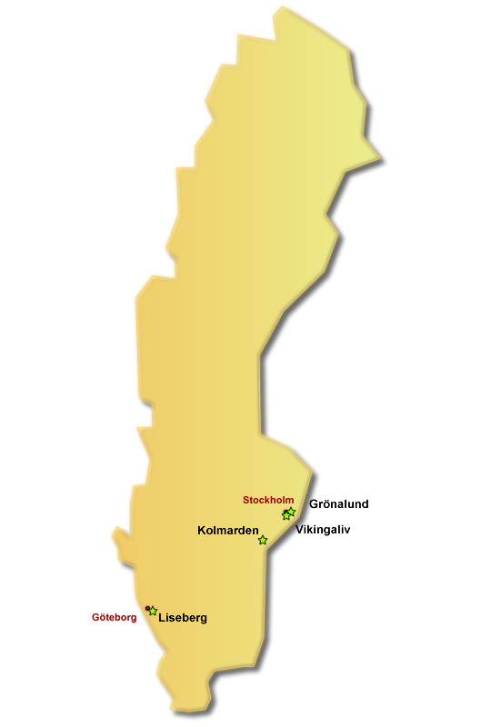 Freizeitparks in Schweden