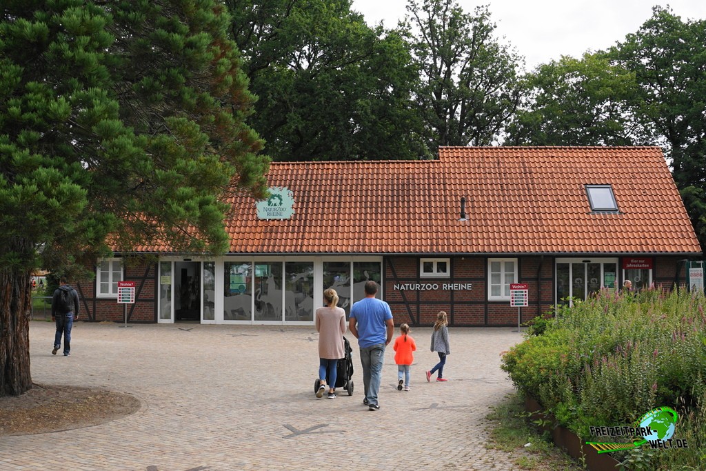 NaturZoo Rheine - 2019: Haupteingang des NaturZoo Rheine