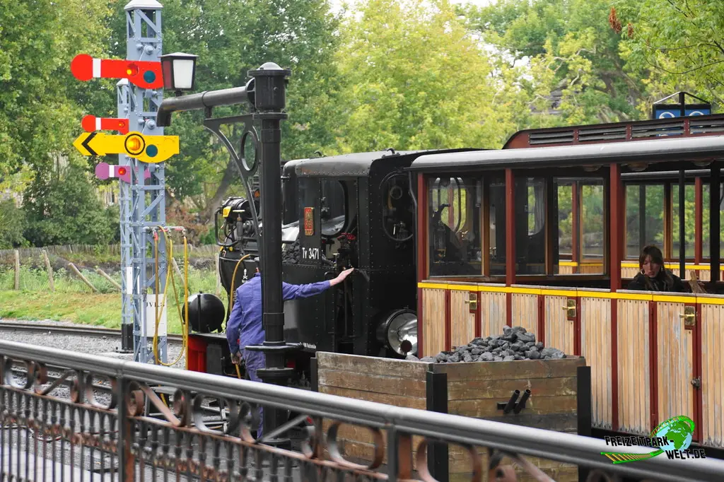 Dampflok-Rundfahrt im Pairi Daiza - 2025