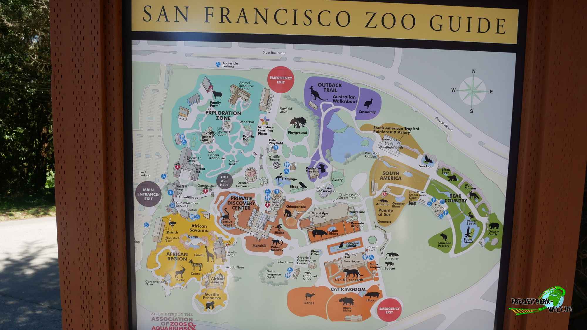San Francisco Zoo - Highlights &amp; Tipps zum Besuch | Freizeitpark-Welt.de