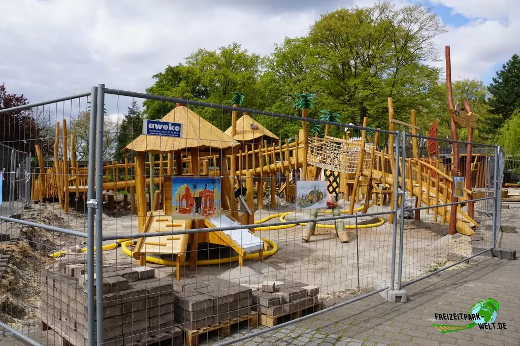 Zoologischer Bewegungsspielplatz im Tierpark + Fossilium Bochum - 2016