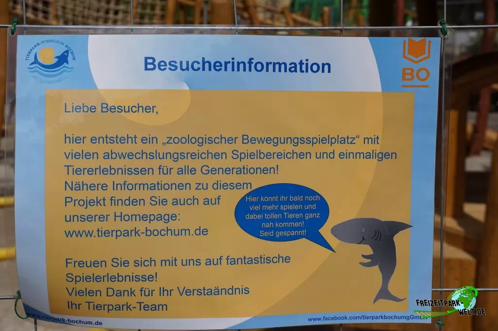 Zoologischer Bewegungsspielplatz im Tierpark + Fossilium Bochum - 2016