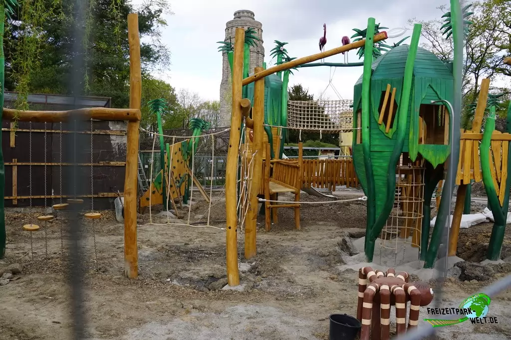 Zoologischer Bewegungsspielplatz im Tierpark + Fossilium Bochum - 2016