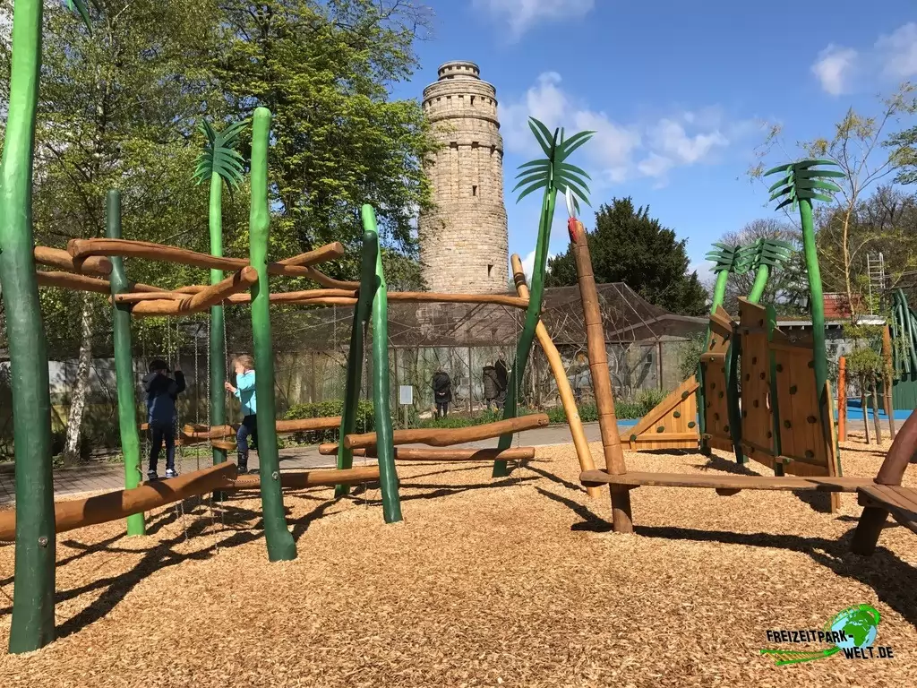 Zoologischer Bewegungsspielplatz im Tierpark + Fossilium Bochum - 2017