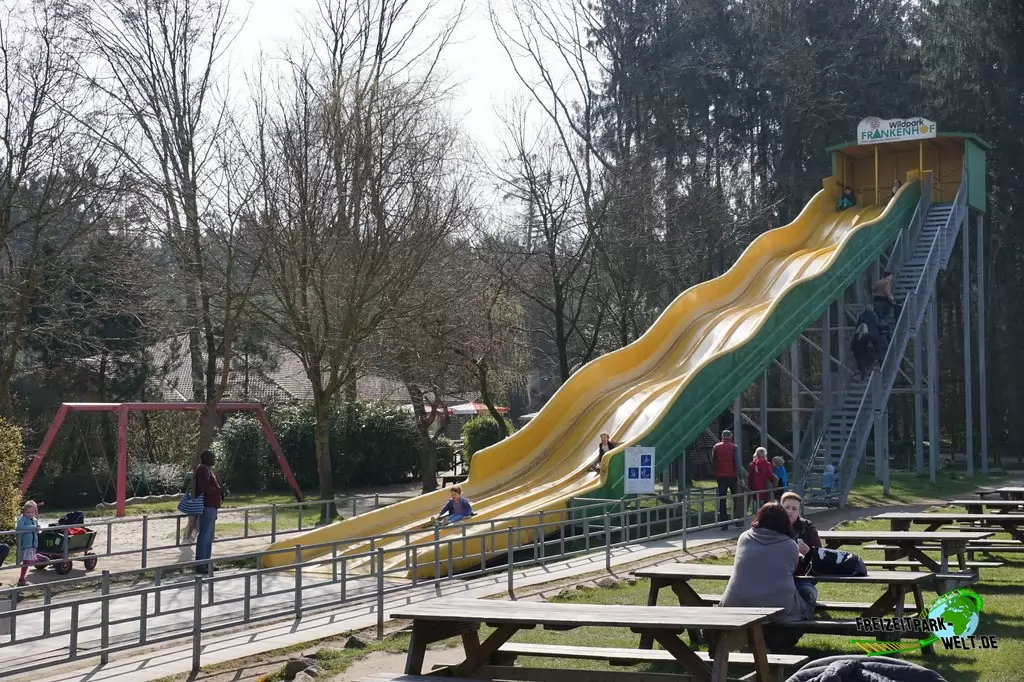 Mattenrutsche im Wildpark Frankenhof - 2016