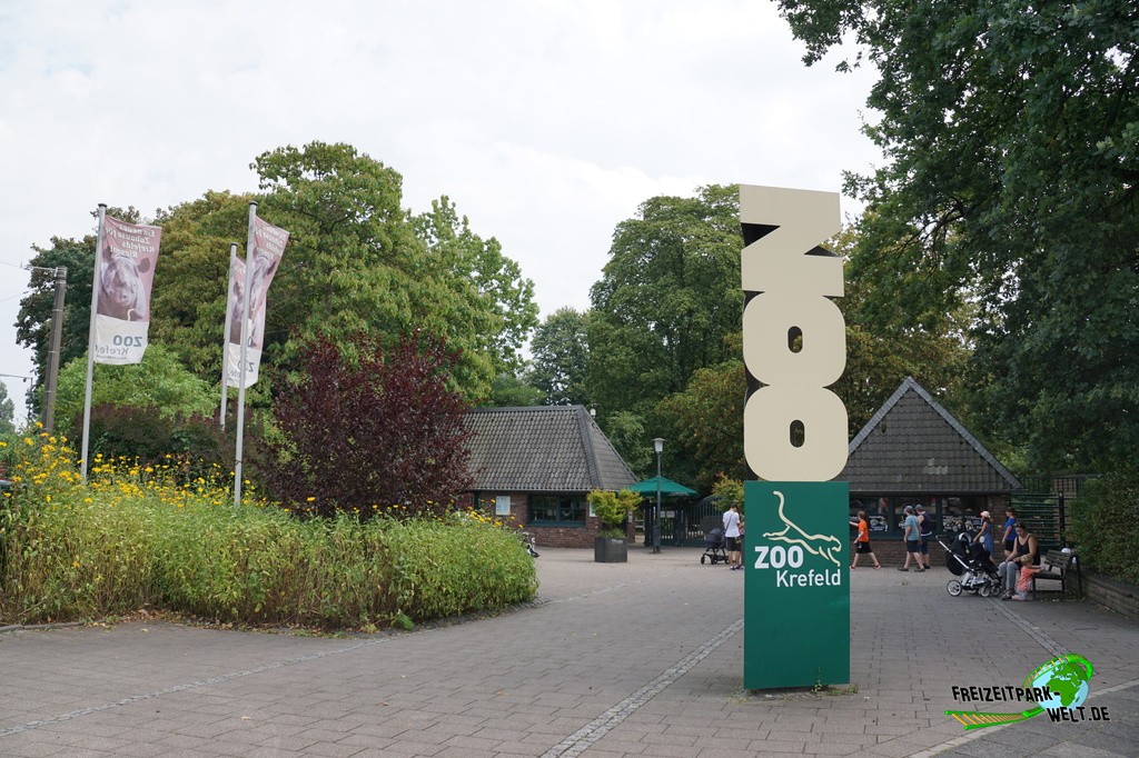 Zoo Krefeld - 2016: Haupteingang zum Zoo